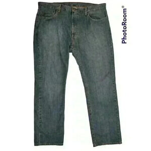 Levi's 559 Jeans Mens 38x32 (42x32) Stretchy Flex Blue‎ Straight Leg Waterless